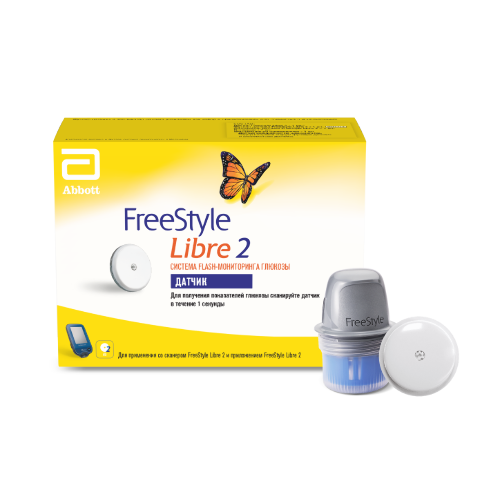 Датчик системы мониторинга глюкозы FreeStyle Libre 2 / 1 шт - цена 5237 руб., купить в интернет аптеке в Москве Датчик системы мониторинга глюкозы FreeStyle Libre 2 / 1 шт, инструкция по применению